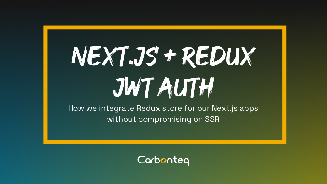 NextJS + REDUX JWT Authentication