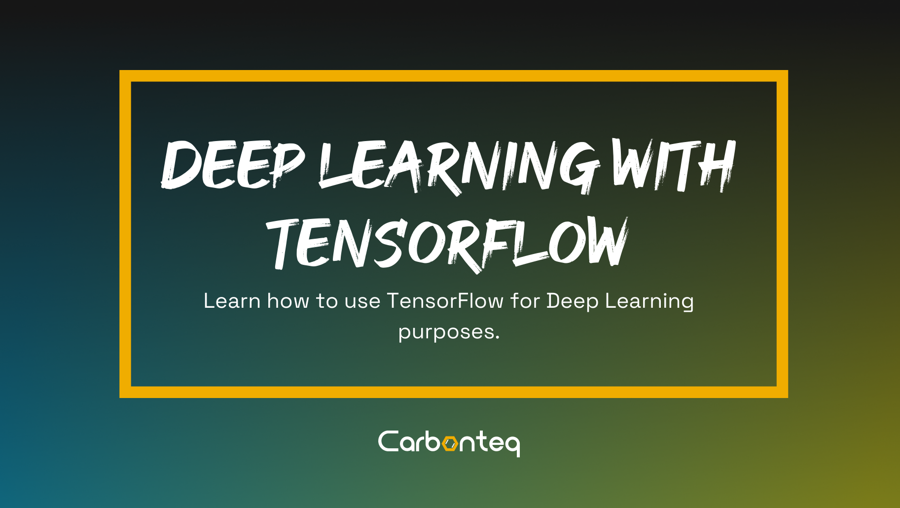 Deep Learning With TensorFlow